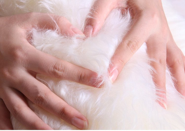 All Yixing's sheepskin products are selected from best Australian sheepskin with tense wool
